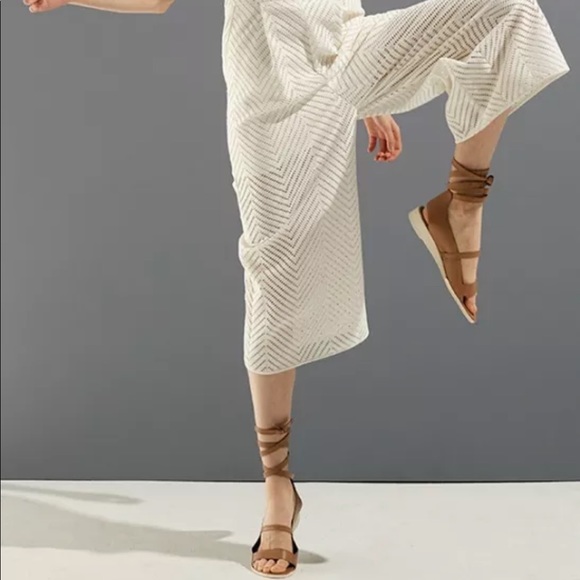 Tibi Ellison black lace up leather sandals - Picture 5 of 9